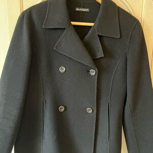 Alexandra Bartlett Classic Black Peacoat